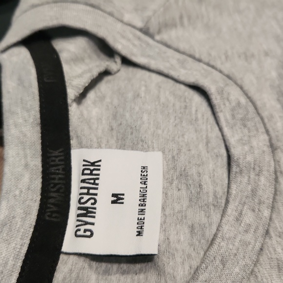 Gymshark Ladies Med. Grey tee shirt Cotton Blend with Elastane for a Perfect Fit - Picture 7 of 7